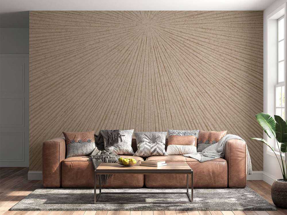 Structuur met lijnen in beige bruin