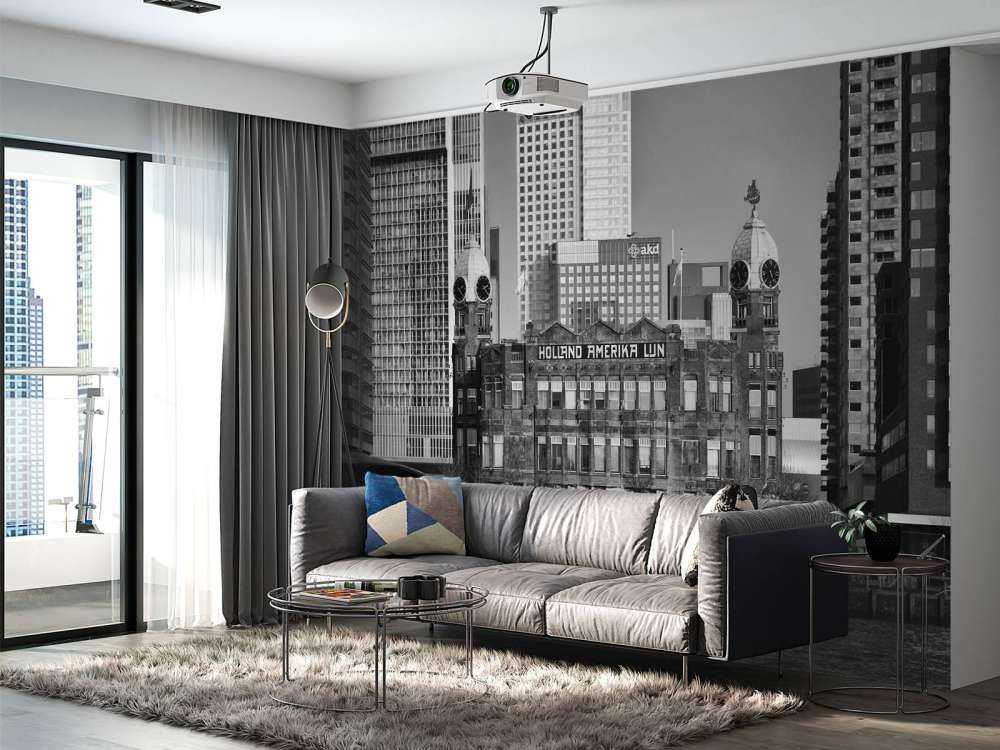 Hotel New York in zwart wit  Rotterdam 