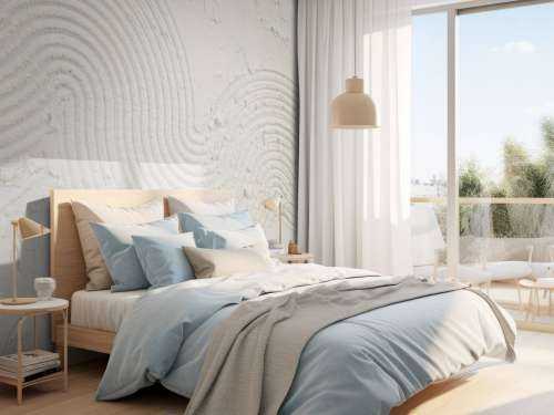 Structuur kunst in off white