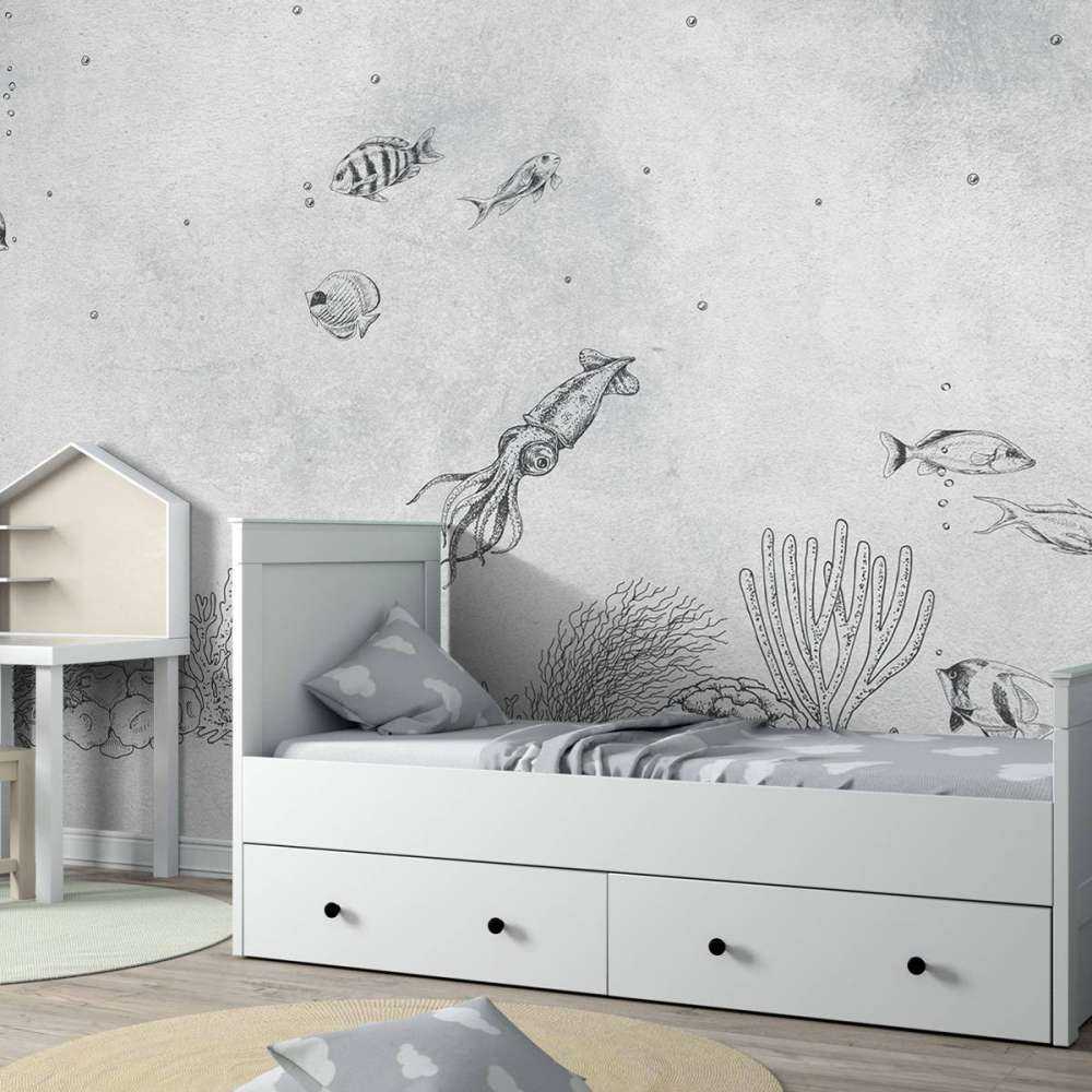 Inktvissen zee grijs