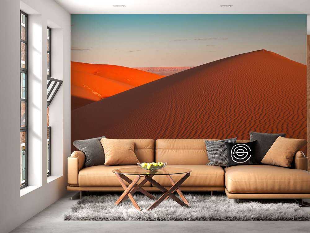 Zandduinen in de sahara woestijn