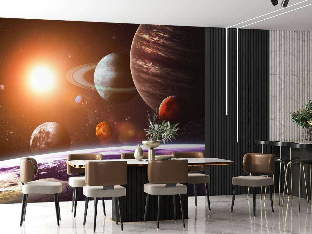 De planeten om de aarde