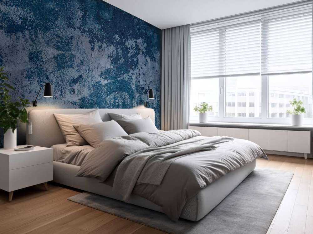 Verweerde muurschildering