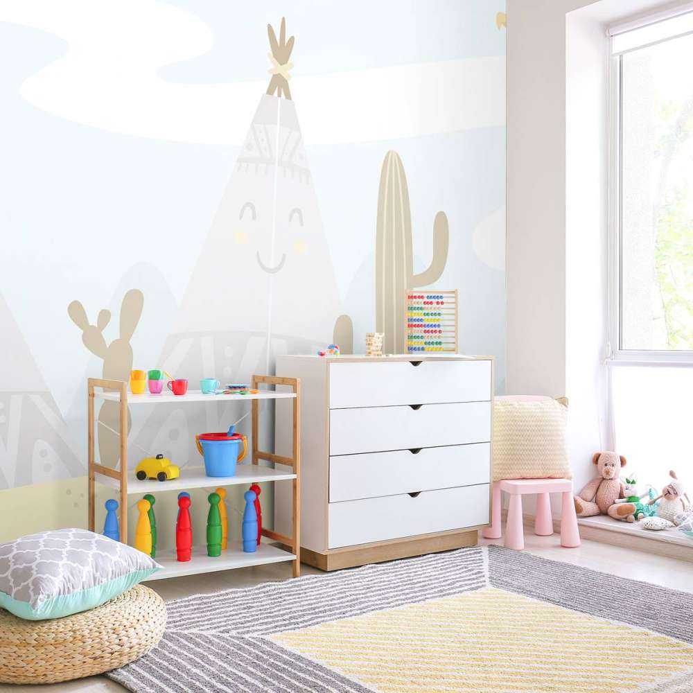 Kinderlijk woestijn design