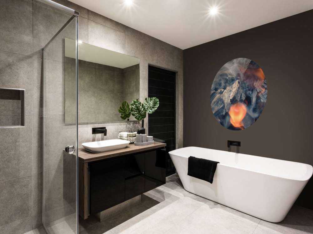 Brandend houtskool close-up