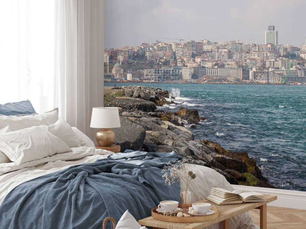 Beşiktaş vanaf het water