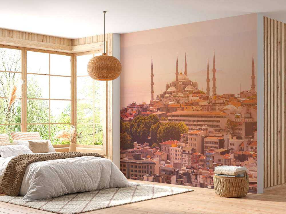 Istanbul op een warme dag