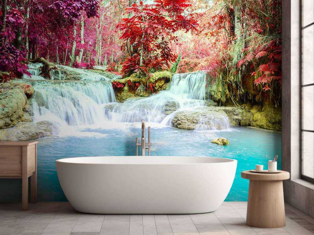 Helder water in een regenwoud