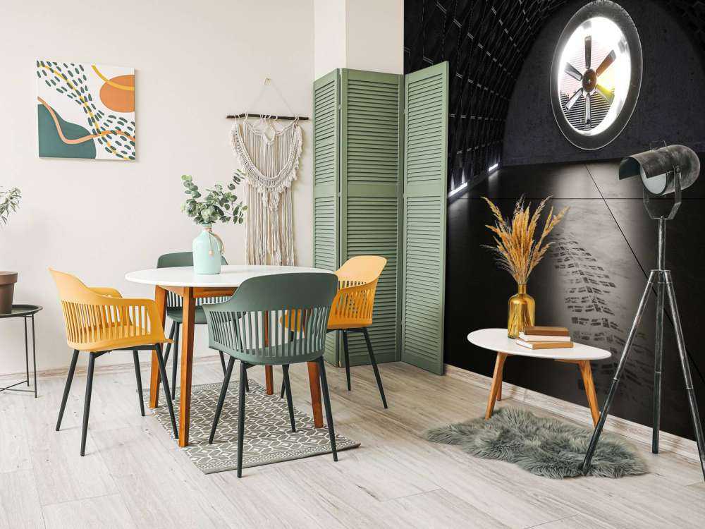 Betonnen garage met een ventilatiesysteem