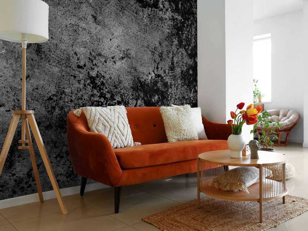 Donkere muur met textuur