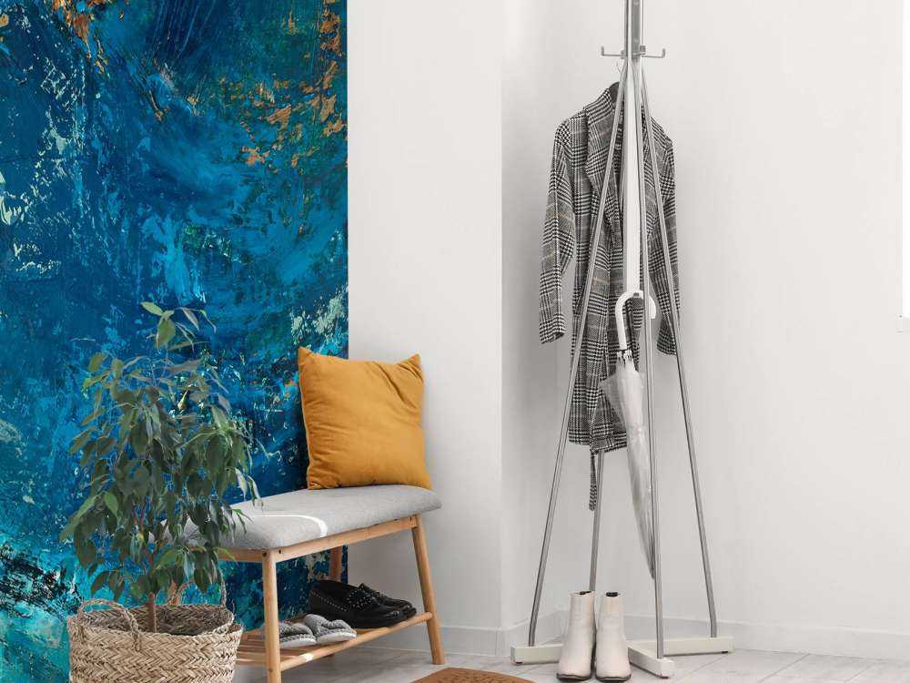 Geschilderde water impressie