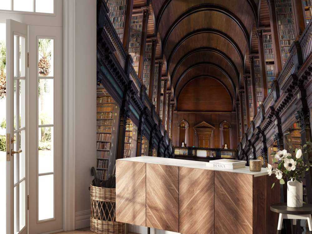 Klassieke Boekenzaal met Bogen