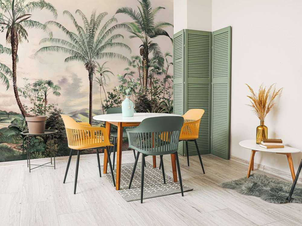 Romantic Tropics Dark Green