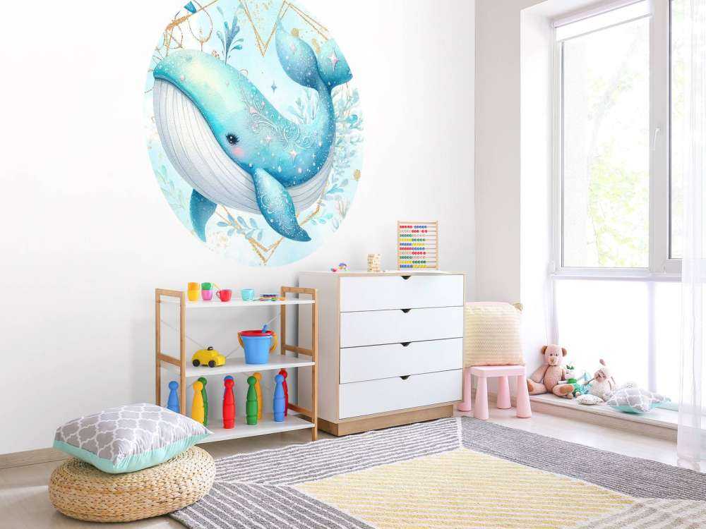 Magische walvis in oceaandromen