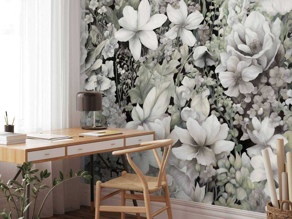 Flower festivalSEAMLESS Light Brown