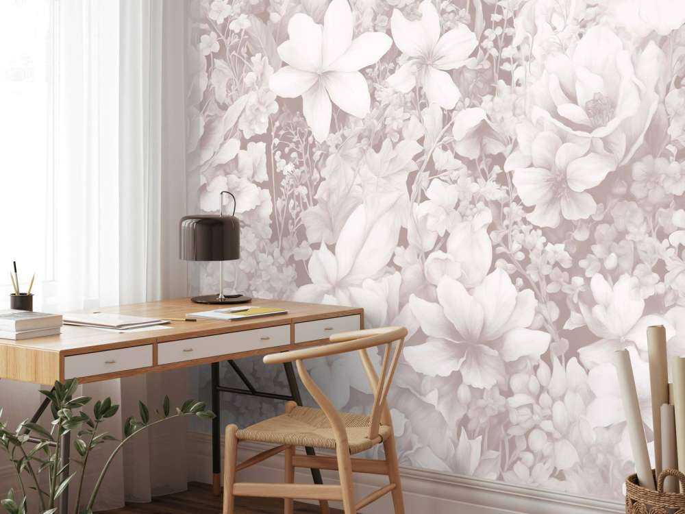 Flower festivalSEAMLESS Soft Green