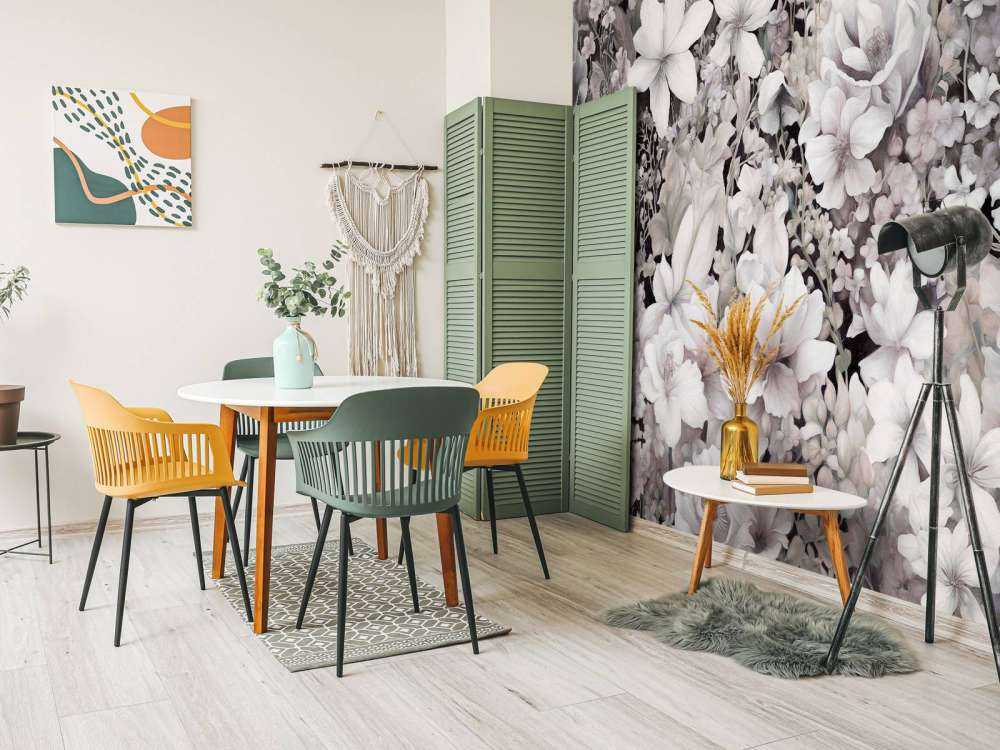 Flower festivalSEAMLESS Brown