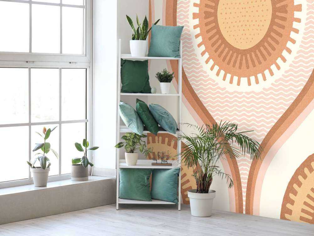 Zonnewerveling in retro pastel