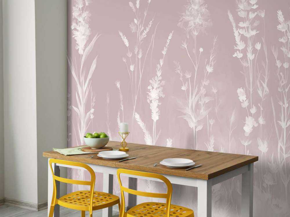 Lavender Glade Seamless Blush Pink