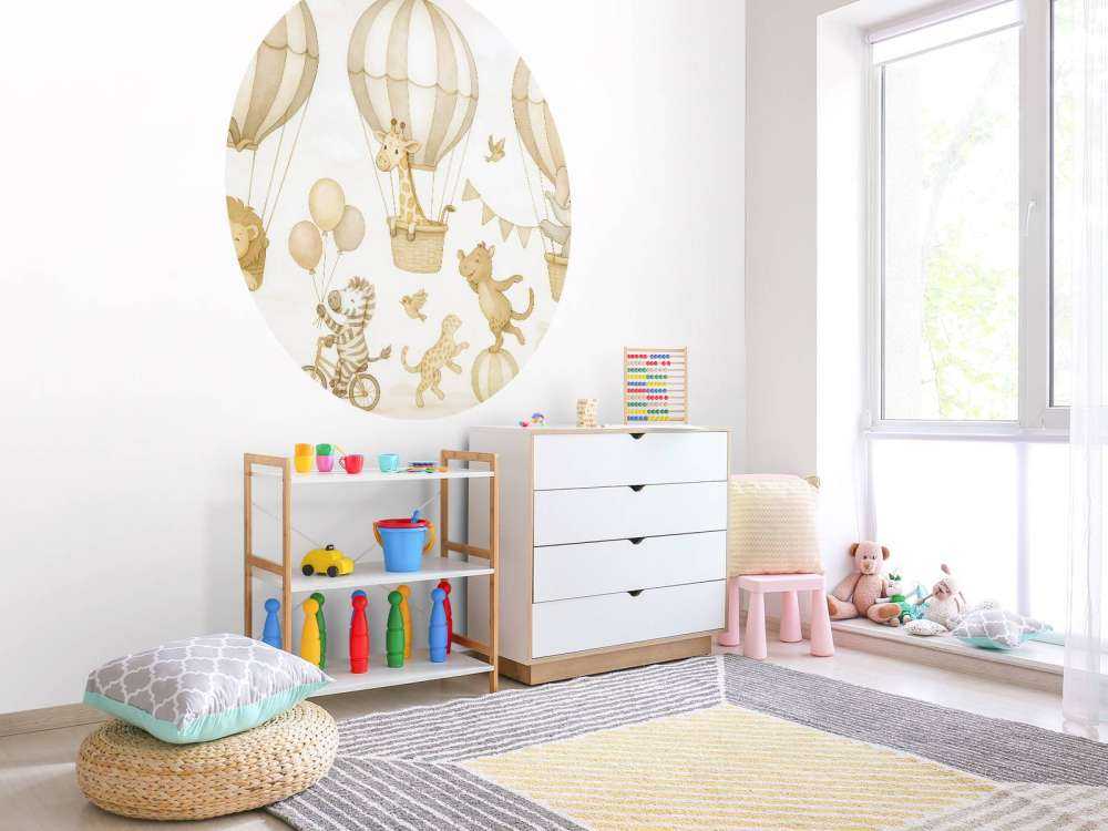 Dierenparade in de lucht