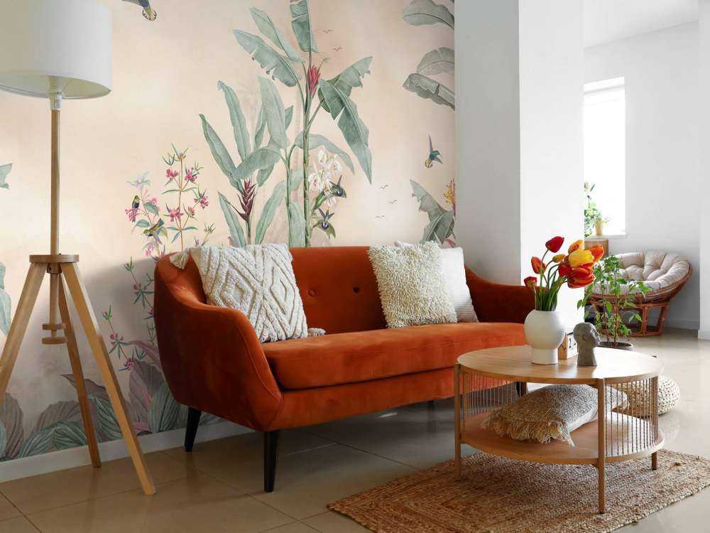 Tropische kolibries in bananenbos