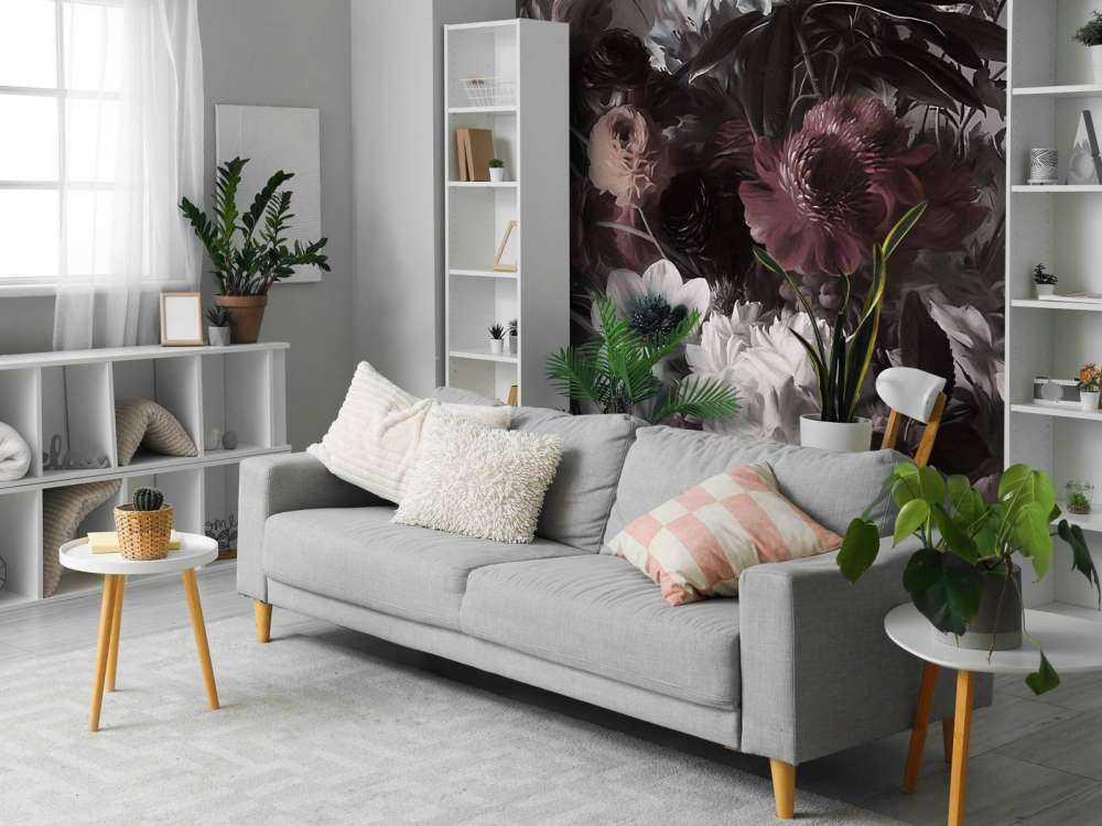 Big bouquet with anemones Orange