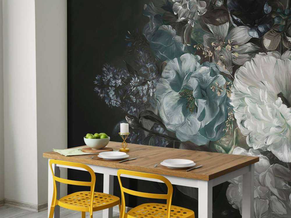 Bouquet with lilac Blue