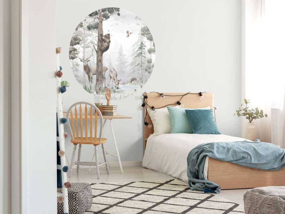 Wildlife in the Middle of the Forest