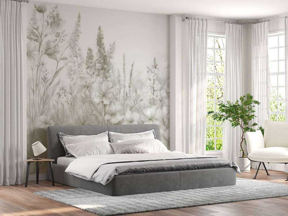 Tender English garden - mint green