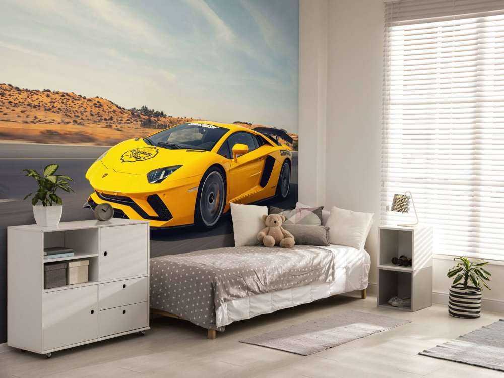 Lamborghini Aventador in actie