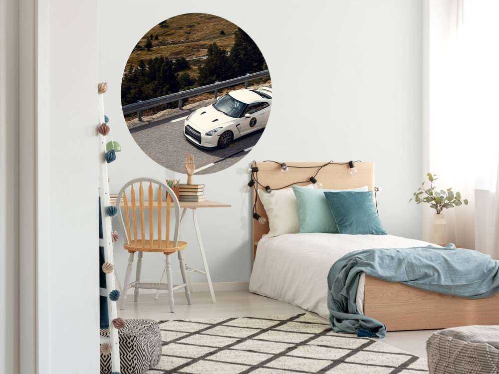 Nissan GT-R op bergweg