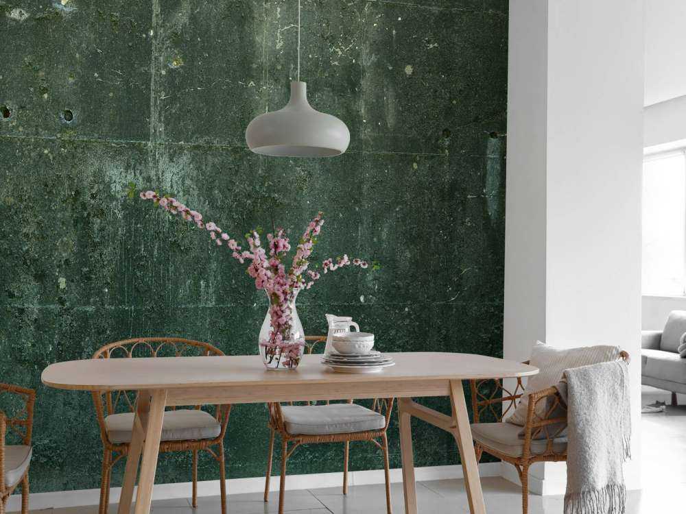 Groen betonlook
