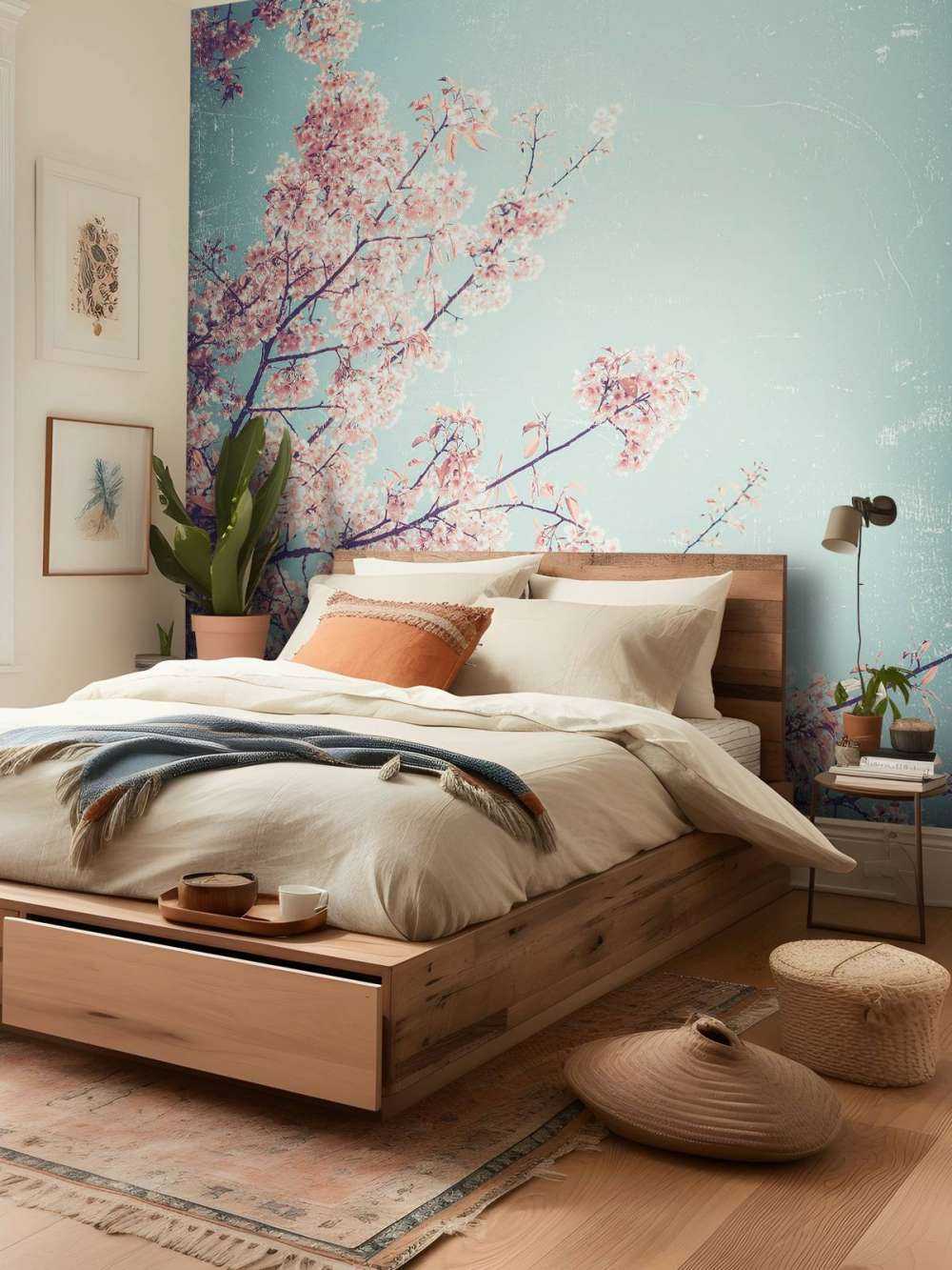 Vintage Japanse bloemen