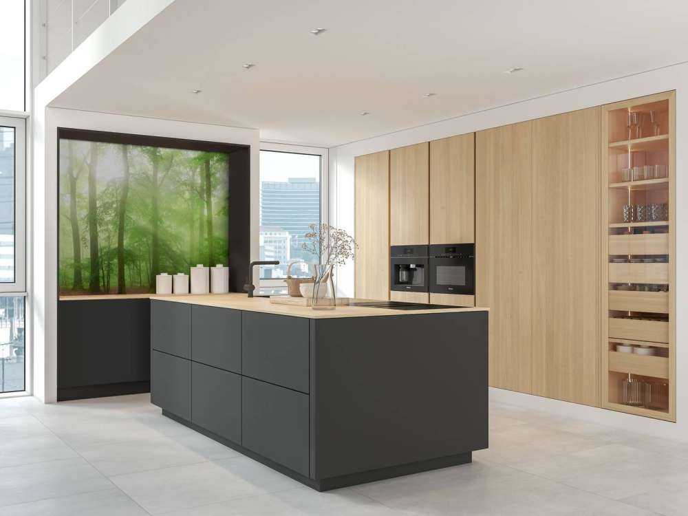 Groen bos panorama
