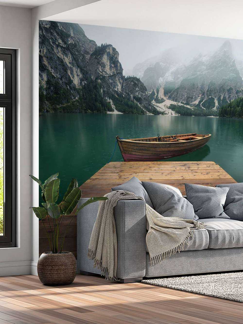 Bootje aan de steiger