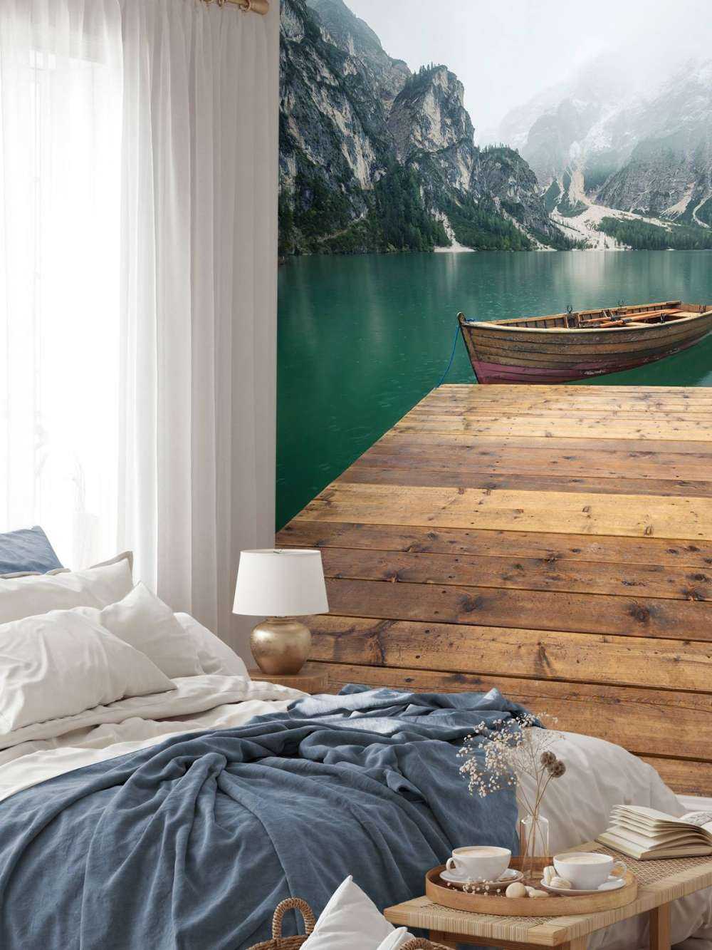 Bootje aan de steiger