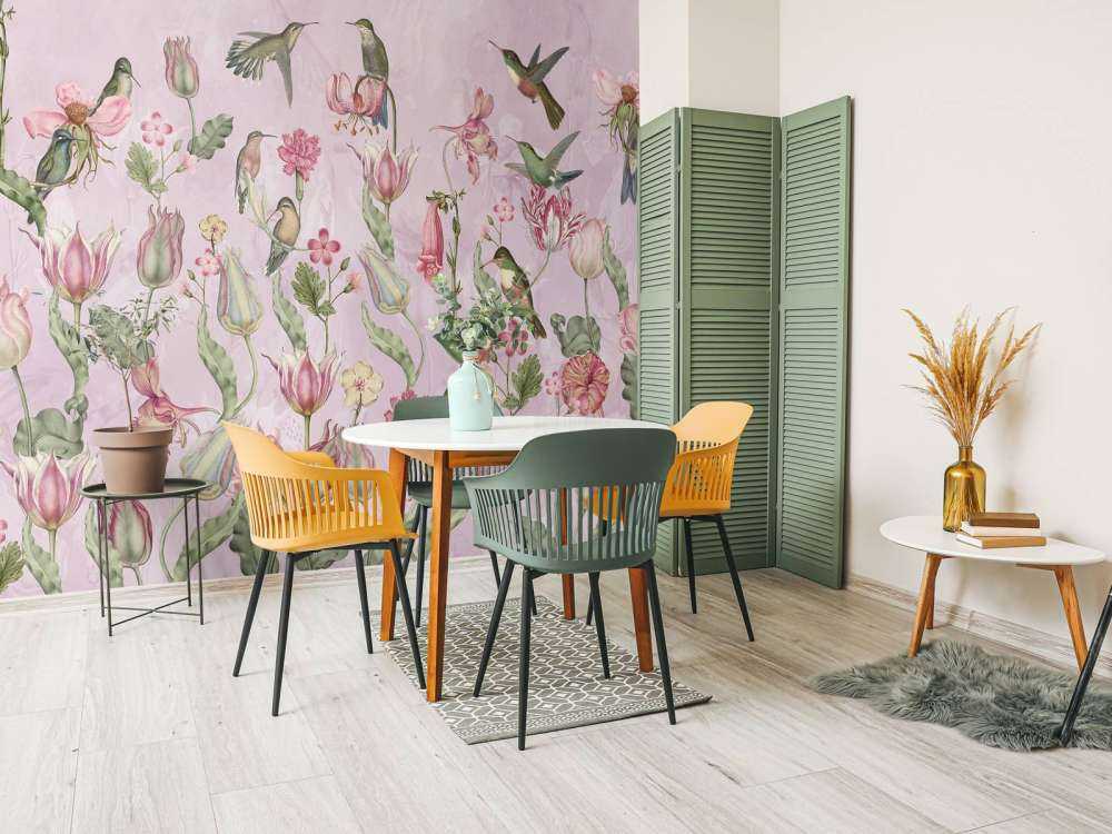 Spring Hummingbird Symphony - Blossom Rose