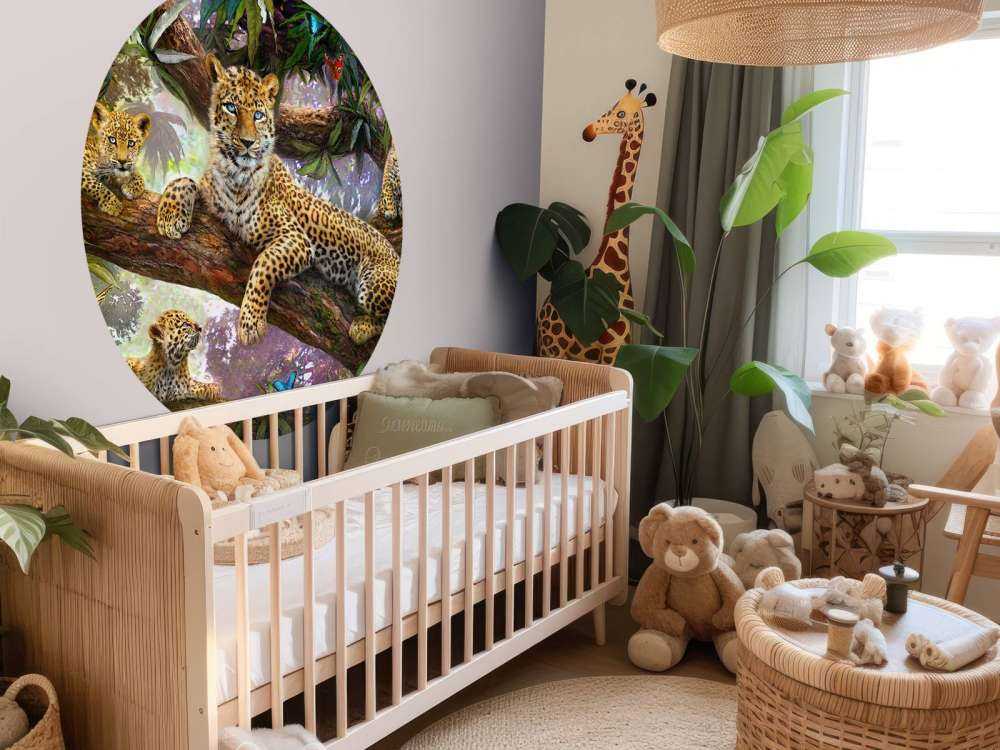 Tree Top Leopard Family