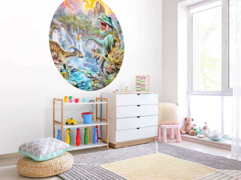 Dinosaurs at the Waterfalls