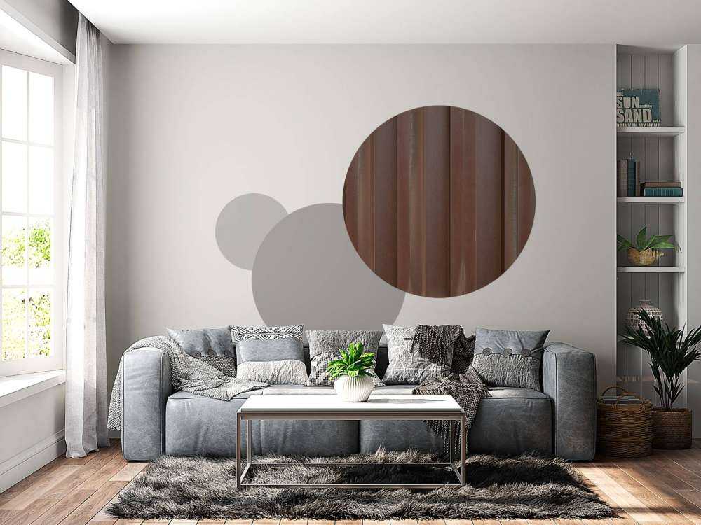 Roestige damwand