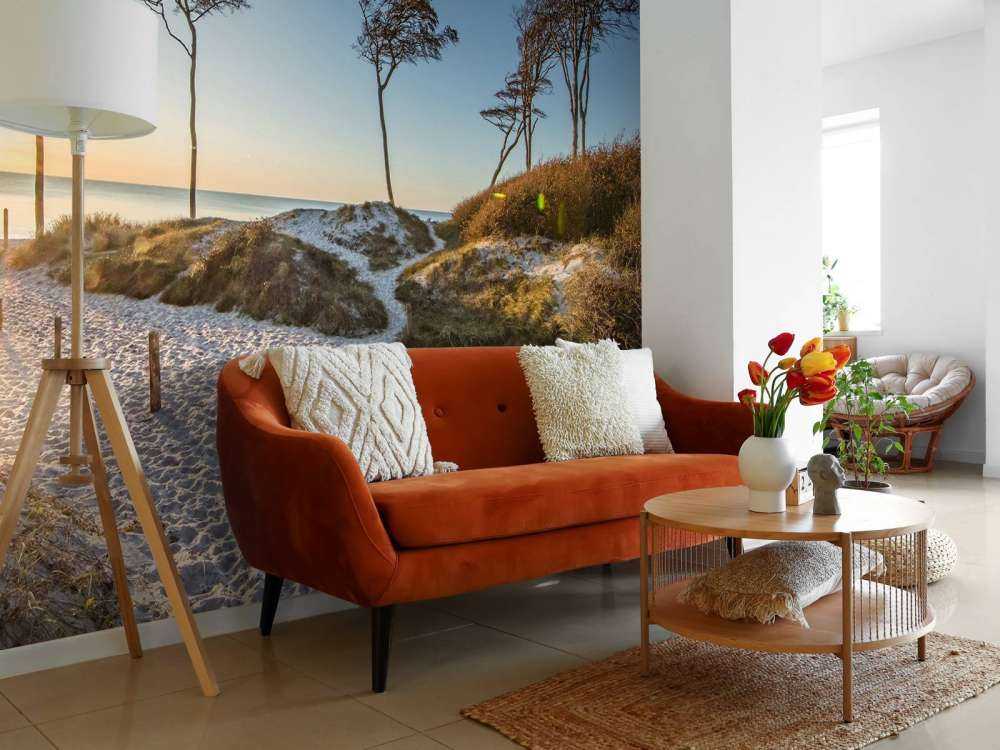 Strand aan de Baltische Zee