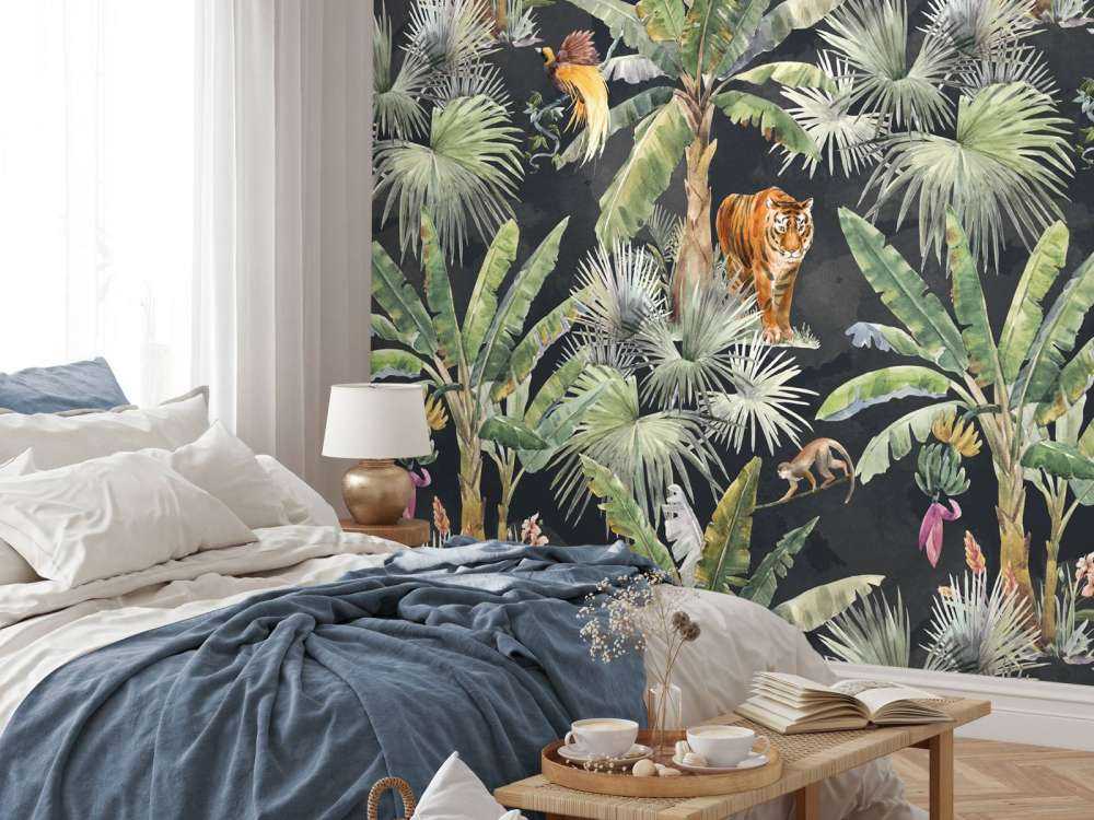 Palmen en jungle dieren