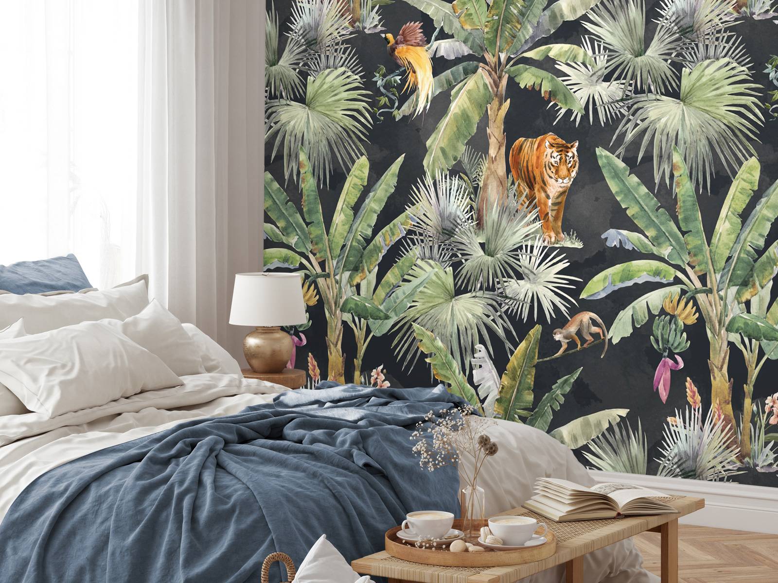 Palmen en jungle dieren