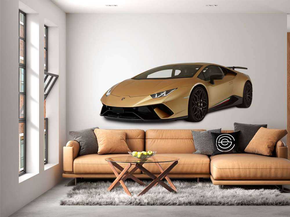 Lamborghini Huracán - Rechter voorkant wit
