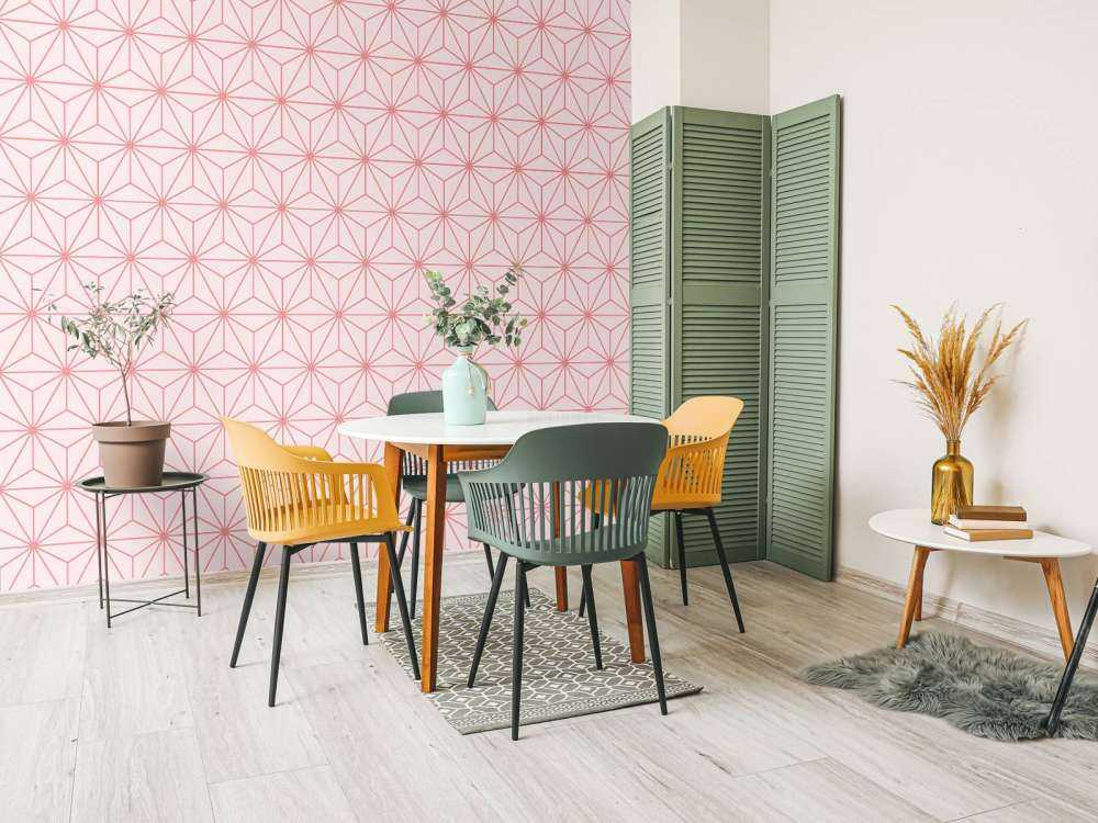 Geometrische sterren, wit