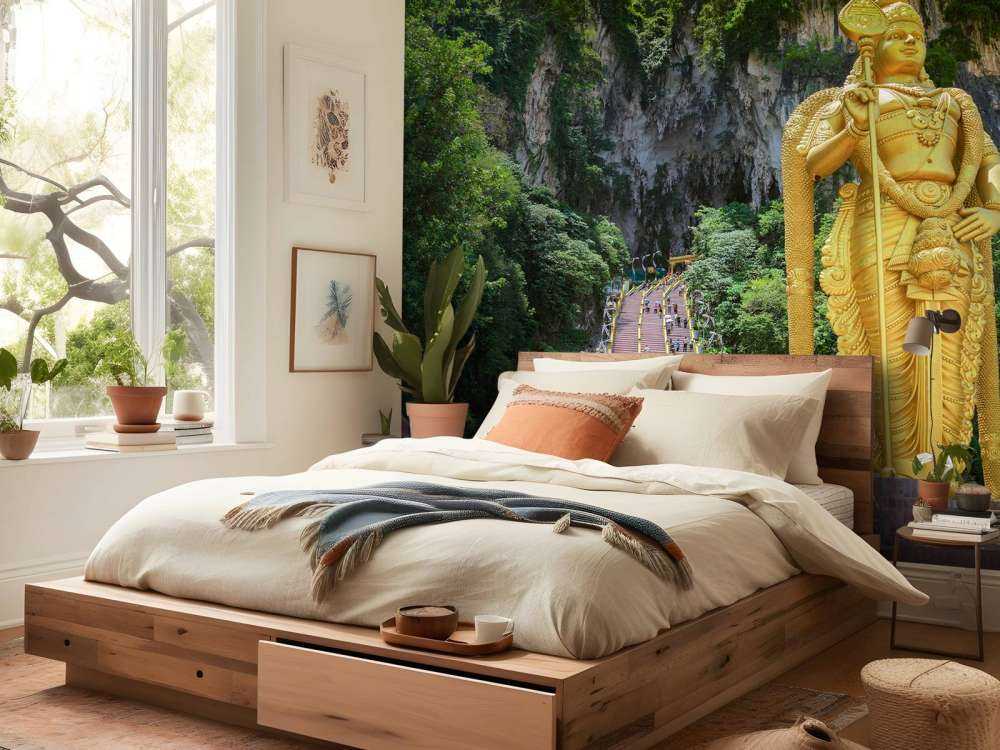 Het Sri Murugan standbeeld in Maleisië