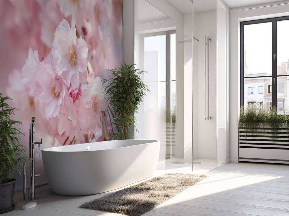 Close-up roze bloesems