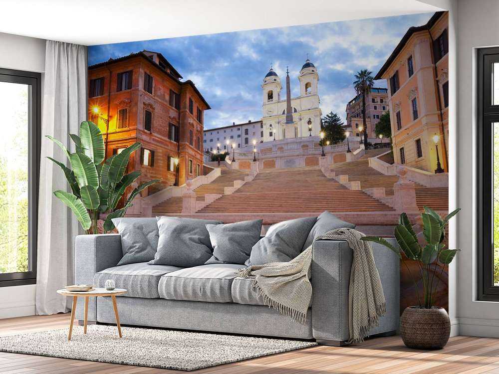 De Spaanse trappen in Rome