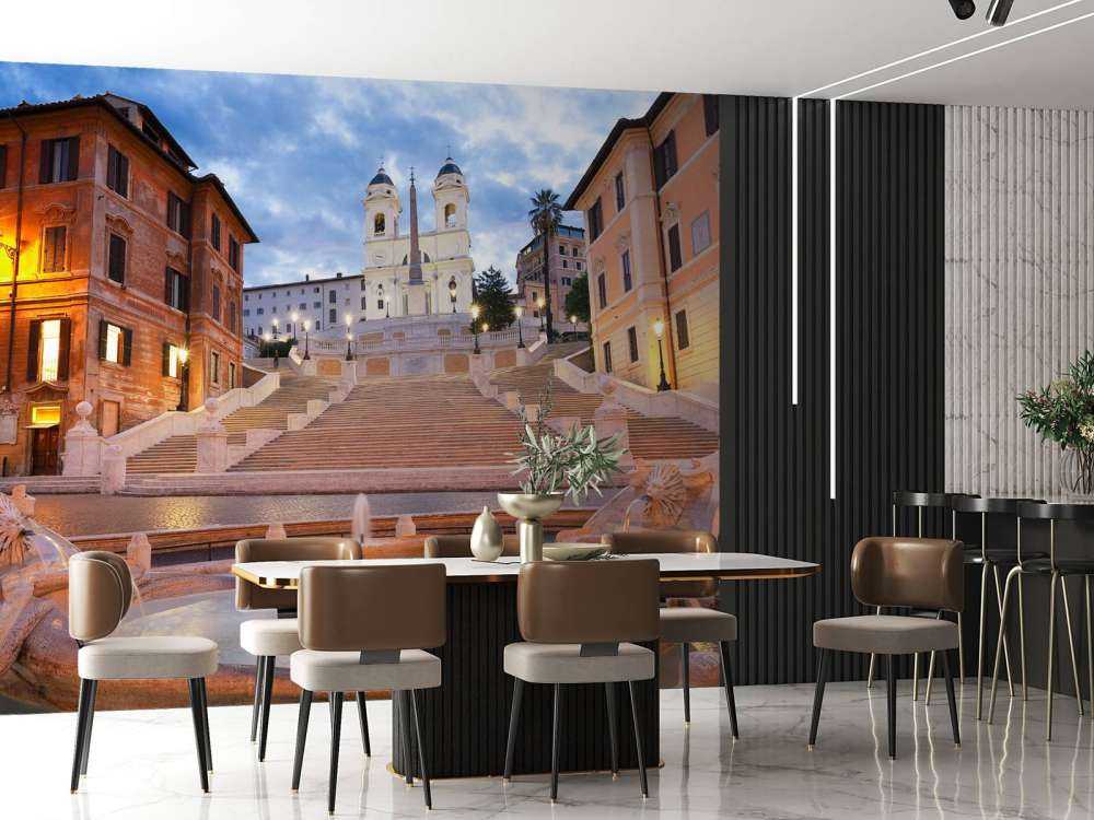 De Spaanse trappen in Rome