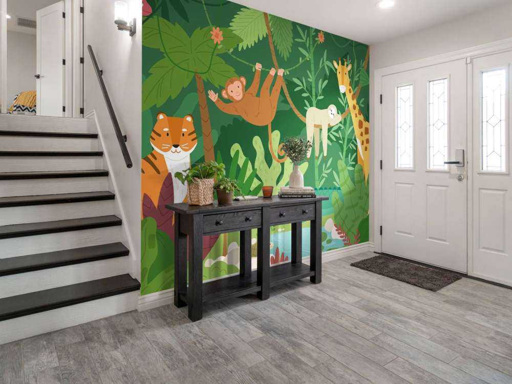 Jungle behang voor kinderen